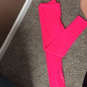 Hot Pink long leggings